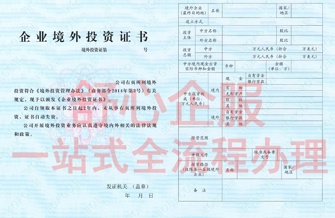 ODI登記證書(shū)的定義